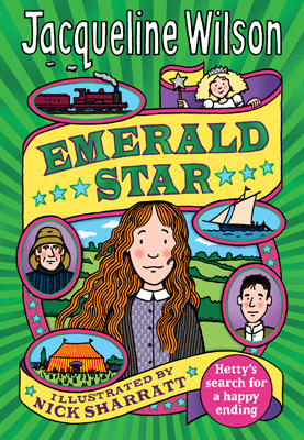 book cover for Jacqueline Wilson's Emerald Star