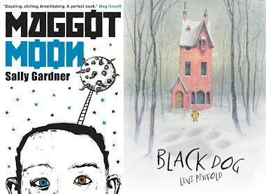 Cover images for Maggot Moon and Black Dog