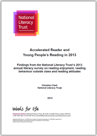 Cover of the report from the National Literacy Trust report on Accelerated Reader and Young People's Reading