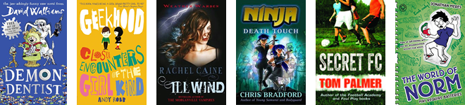 Books from popular authors recently quizzed for Accelerated Reader