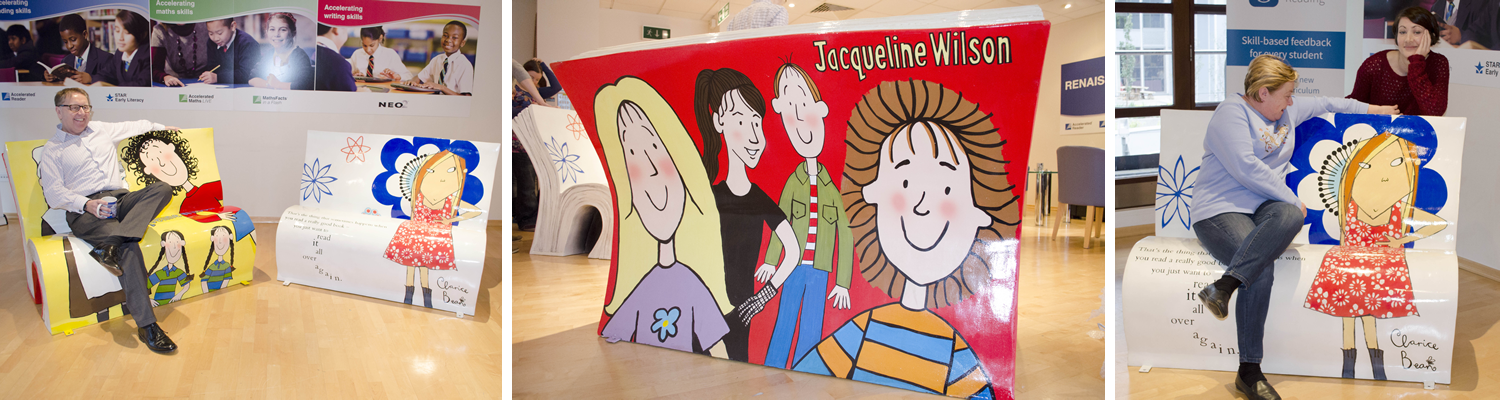 P{hotos of our team on the BookBenches