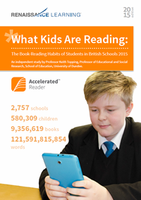 Cover of the 2015 What Kids Are Reading report