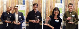 The four winning children's authors at our What Kids Are Reading awards