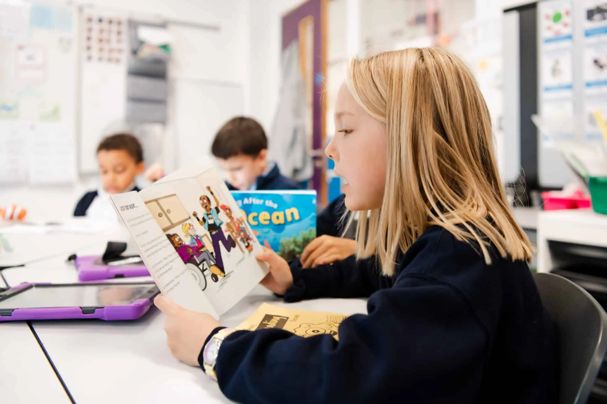 Girl reading