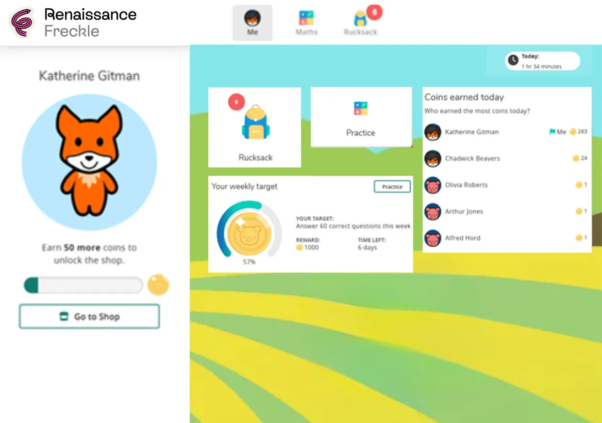 Frekkle Math App Freckle | Differentiated Maths Practice | Making learning Fun